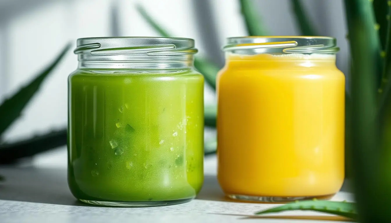 Aloe vera gel vs juice