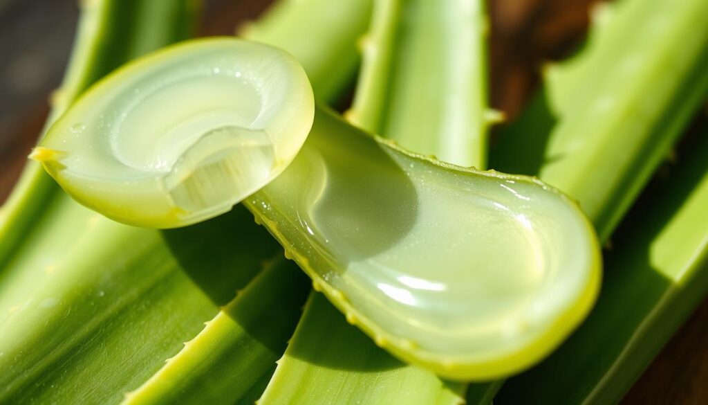 aloe vera gel extraction