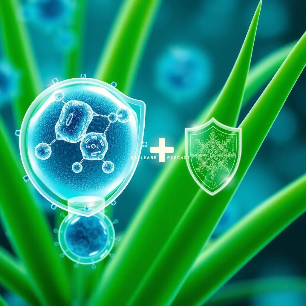 Aloe Vera's antioxidant protection against free radicals