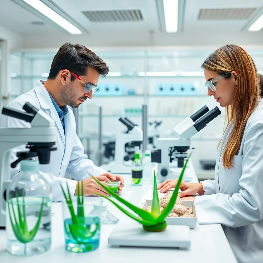 Modern scientific research on Aloe Vera's anti-aging properties
