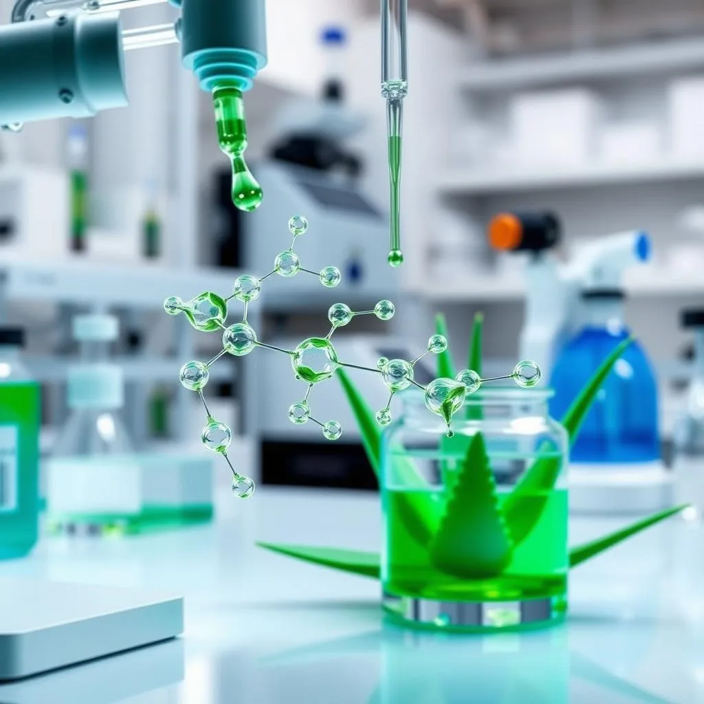 Plant-derived peptides combined with Aloe Vera