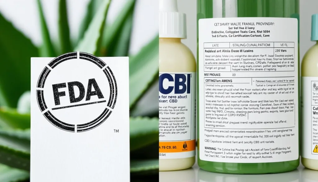 Regulatory comparison between Aloe Vera and CBD products Regulatory comparison between Aloe Vera and CBD products