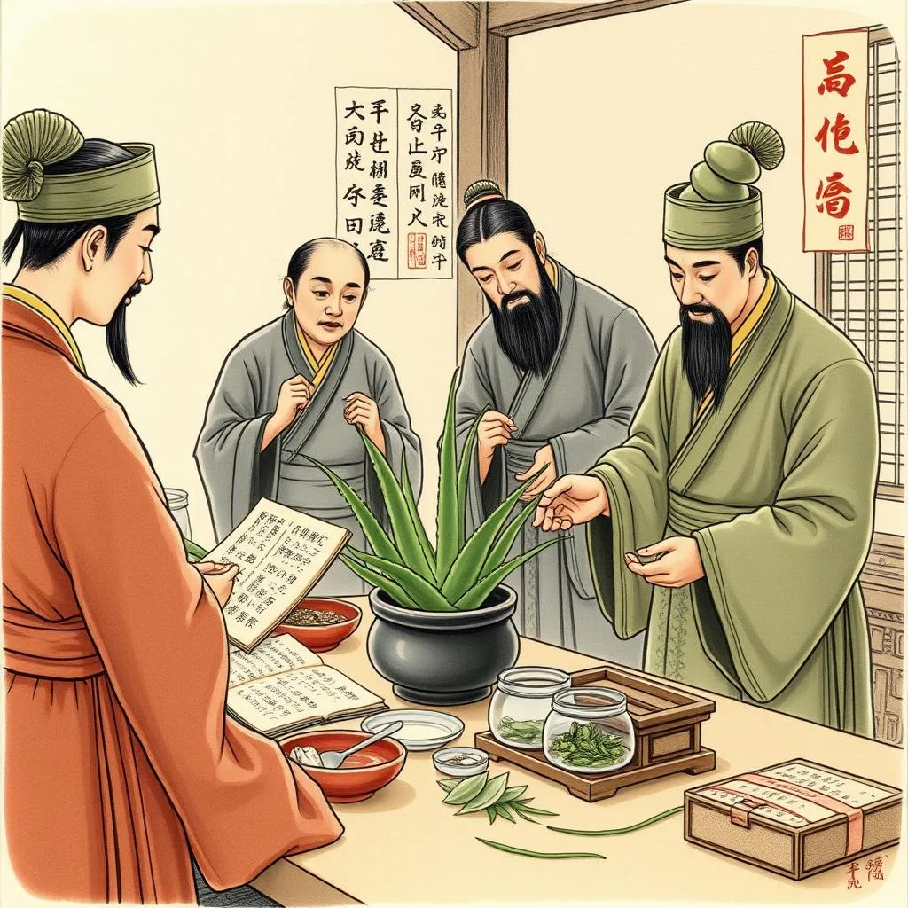 Traditional Chinese medicine using Aloe Vera for longevity