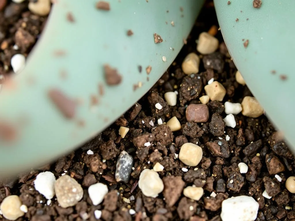 Well-draining succulent soil mix ideal for aloe vera plants Well-draining succulent soil mix ideal for aloe vera plants