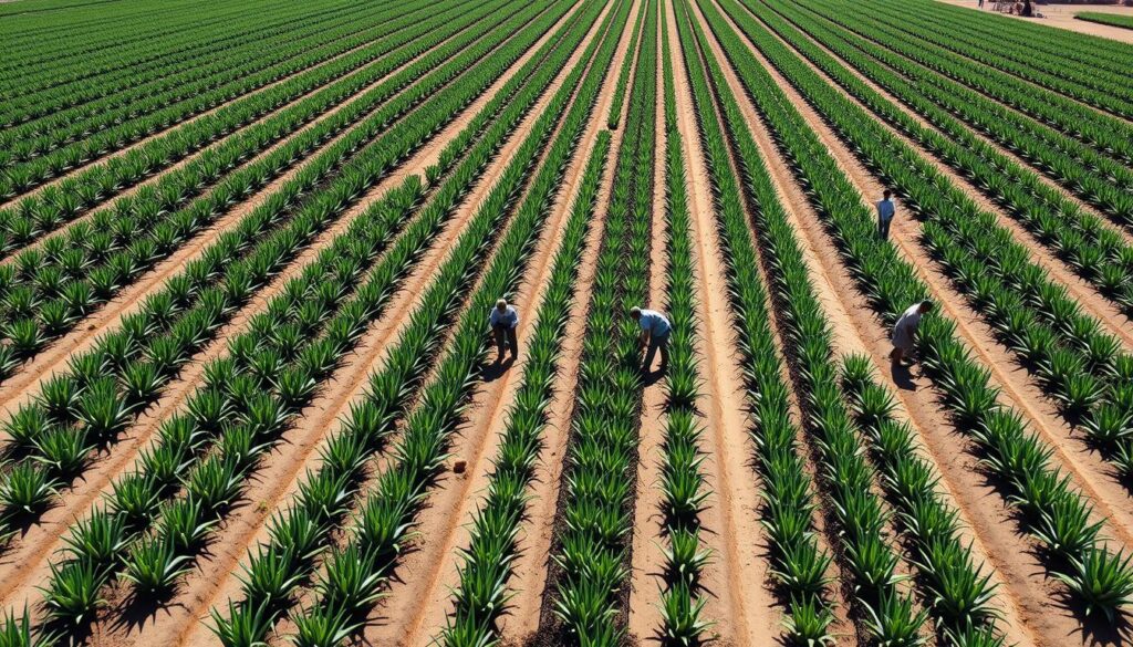 Forever Living aloe vera plantation showing the company's cultivation practices