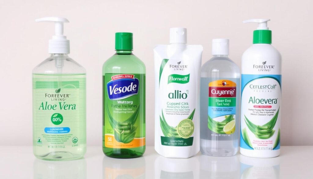 Comparison of Forever Living Aloe Vera Gel with competing products